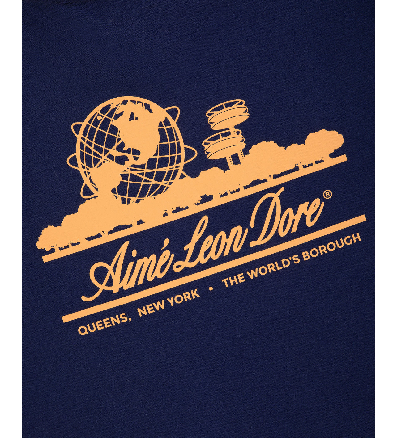 Aime Leon Dore Unisphere Evening Blue Tee