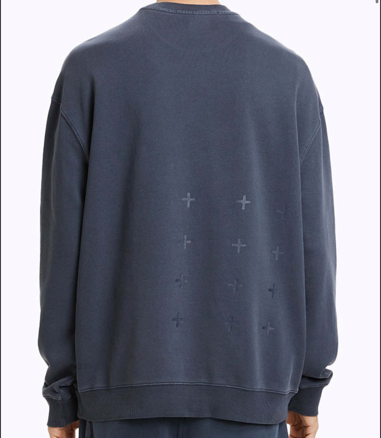Ksubi Men’s 4x4 Navy Crewneck