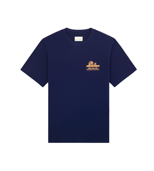 Aime Leon Dore Unisphere Evening Blue Tee