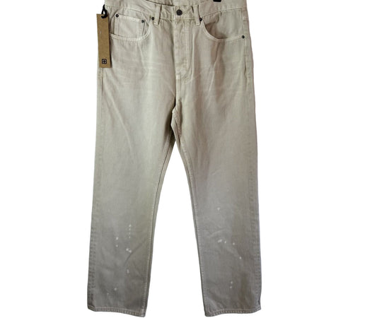 Ksubi Beige Distressed Jeans