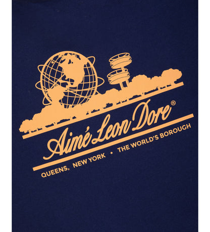 Aime Leon Dore Unisphere Evening Blue Tee