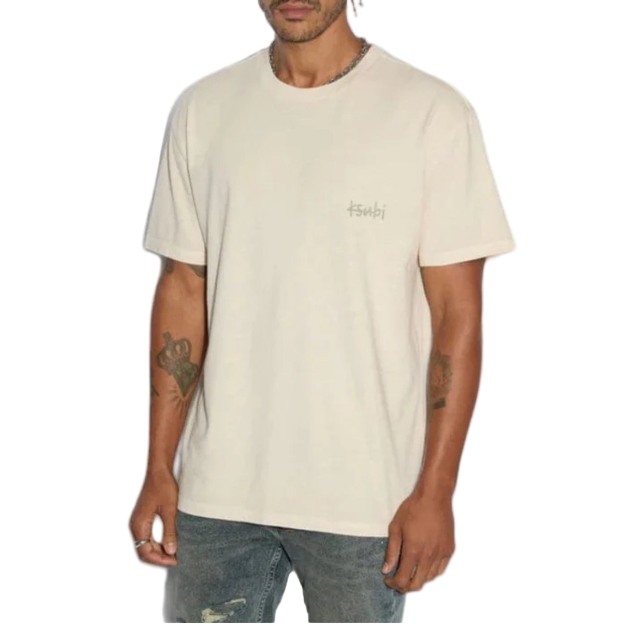 Ksubi All Day Biggie Tan Dessert Tee