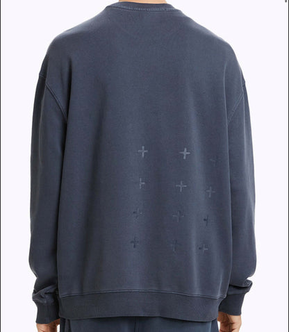 Ksubi Men’s 4x4 Navy Crewneck