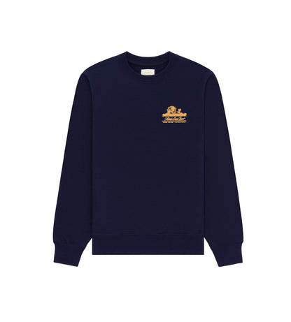 Aime Leon Dore Unisphere Evening Blue Crewneck