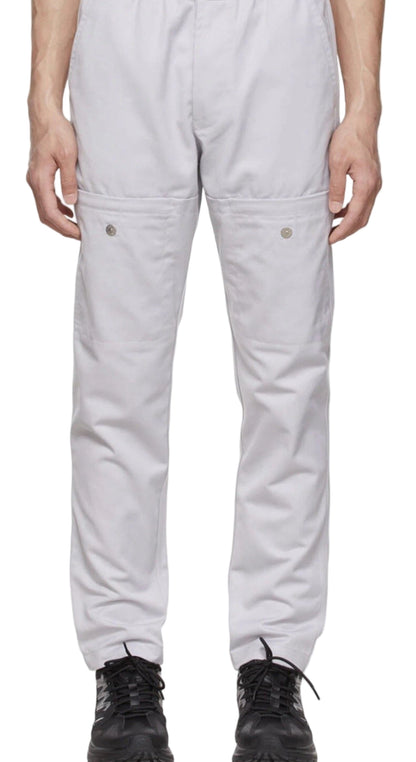 Stone Island Cotton & Polyester Grey Pants